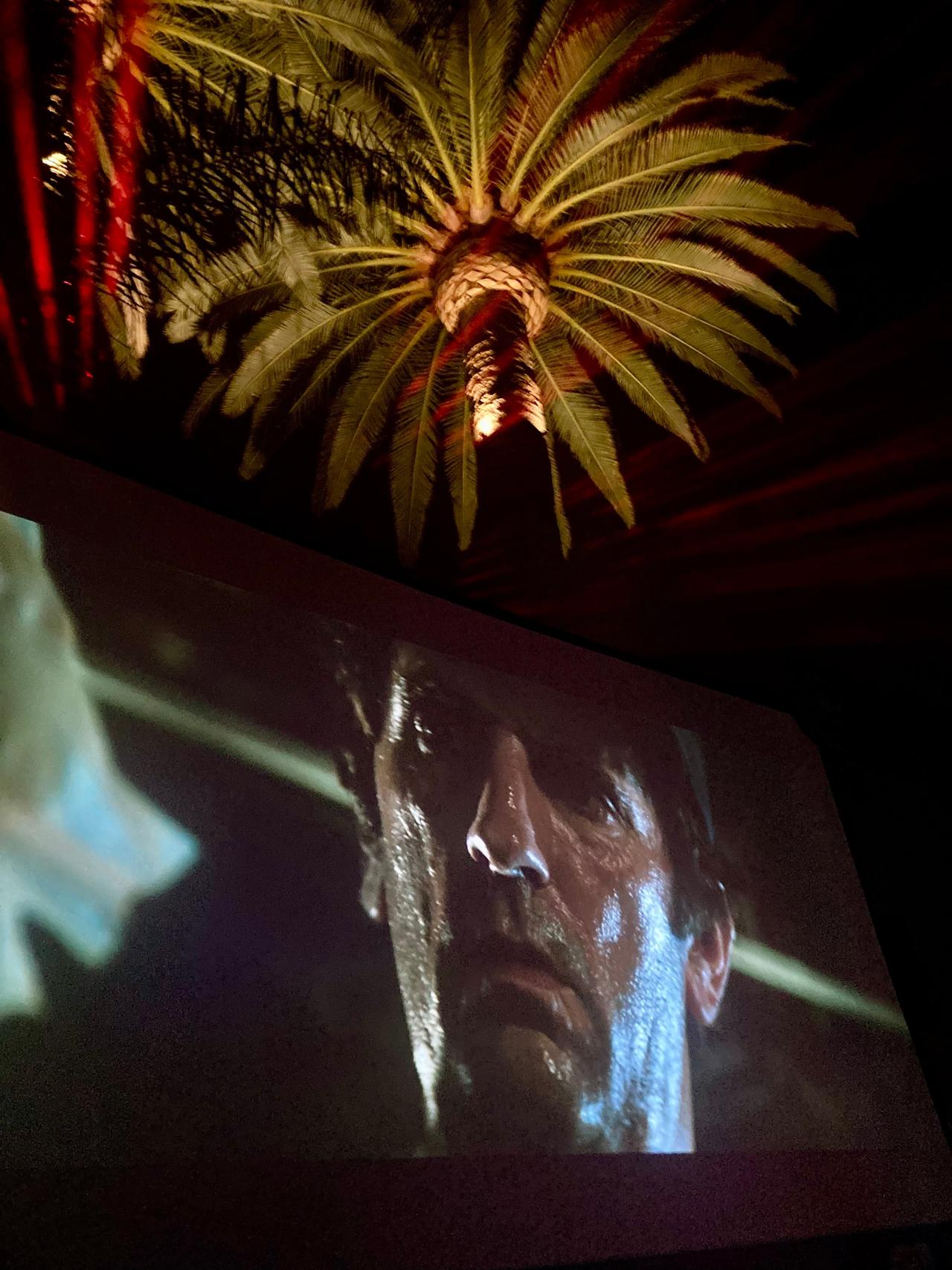 An image of the Disney+ Dive-In Theater screening of Alien