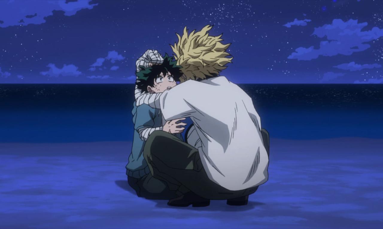 All Might And Deku Hug