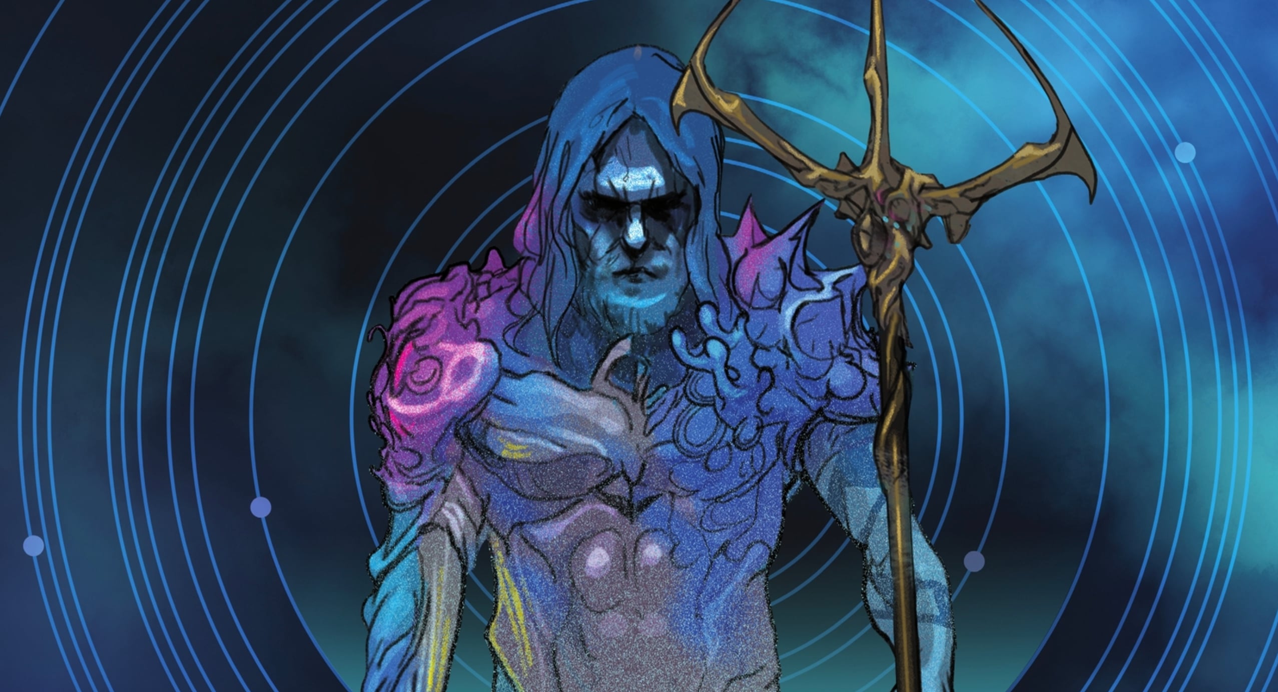A panel from Aquaman Andromeda #3