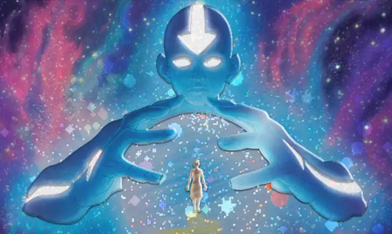 An image of Aang Master of Elements from Magic: The Gathering x Avatar: The Last Airbender