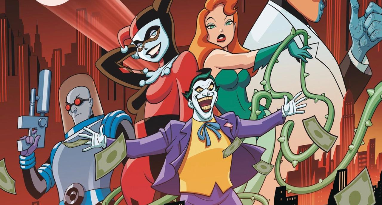 The cover of the Batman The Animated Series: Enemies of Gotham City board game