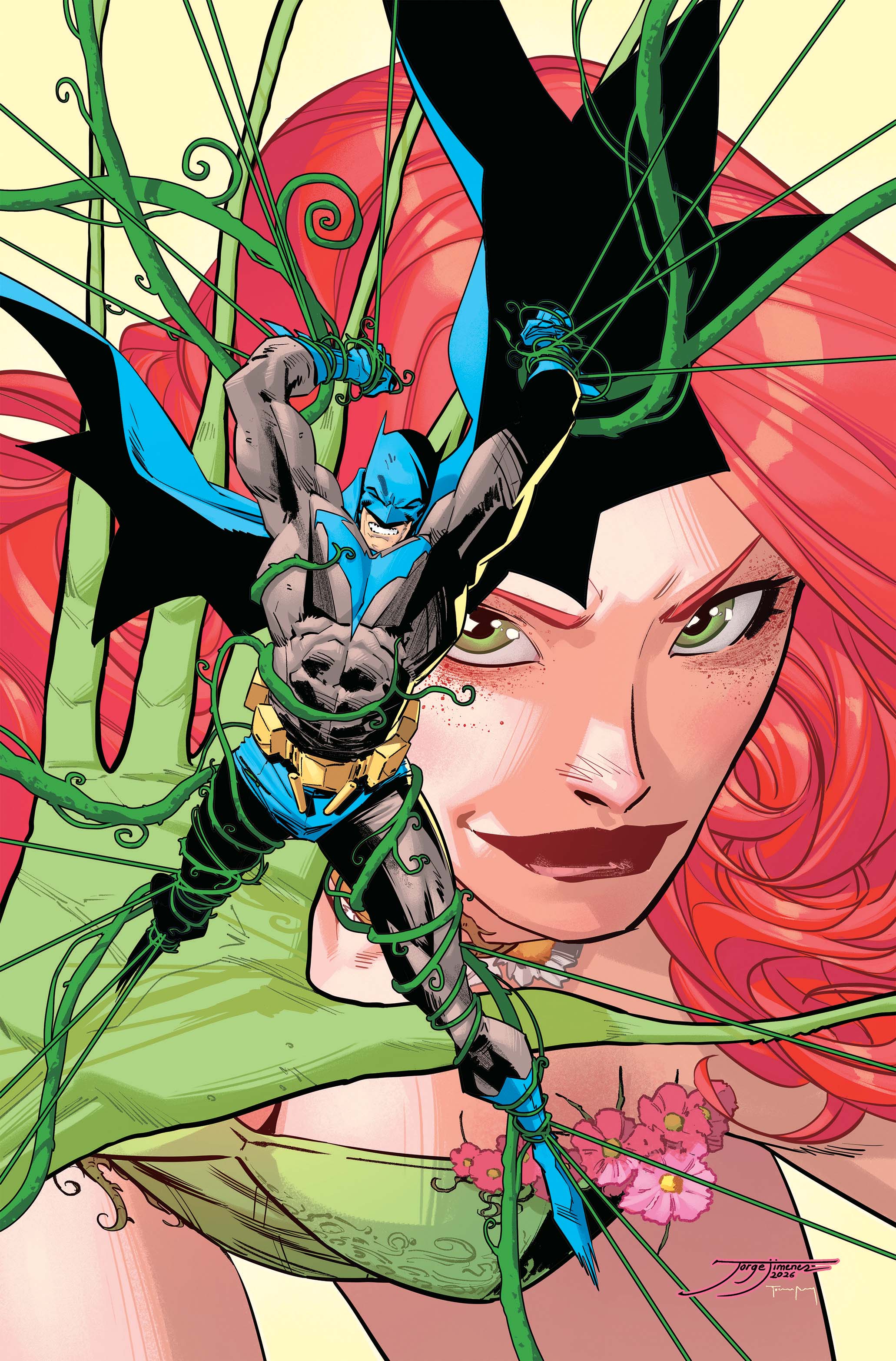 The variant cover of Batman Bad Seeds - Sunset #1 by Jorge Jiménez and Tomeu Morey
