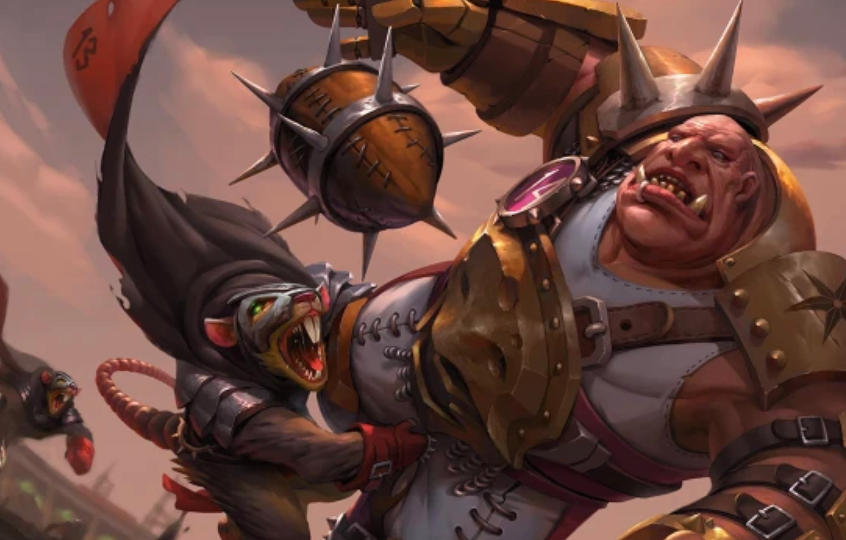 The artwork from the Both Down Magic: The Gathering card