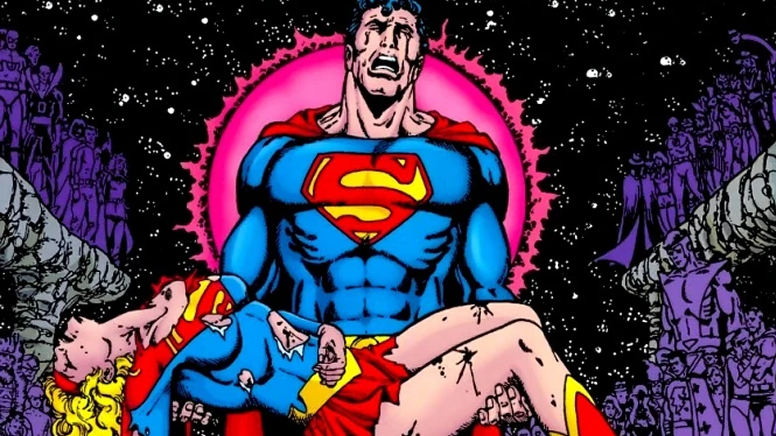 Crisis on Infinite Earths #7 cover excerpt