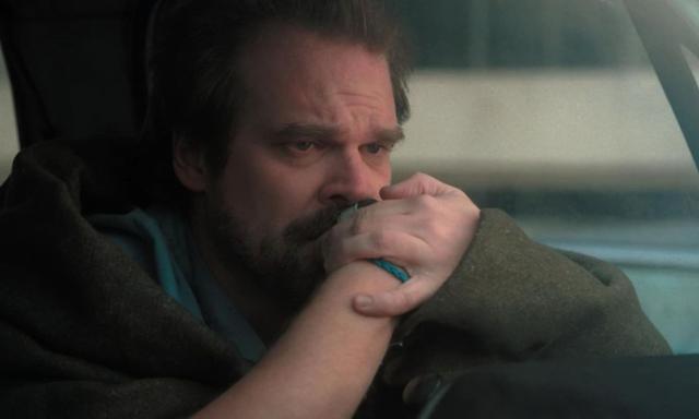 David Harbour Crying In Stranger Things