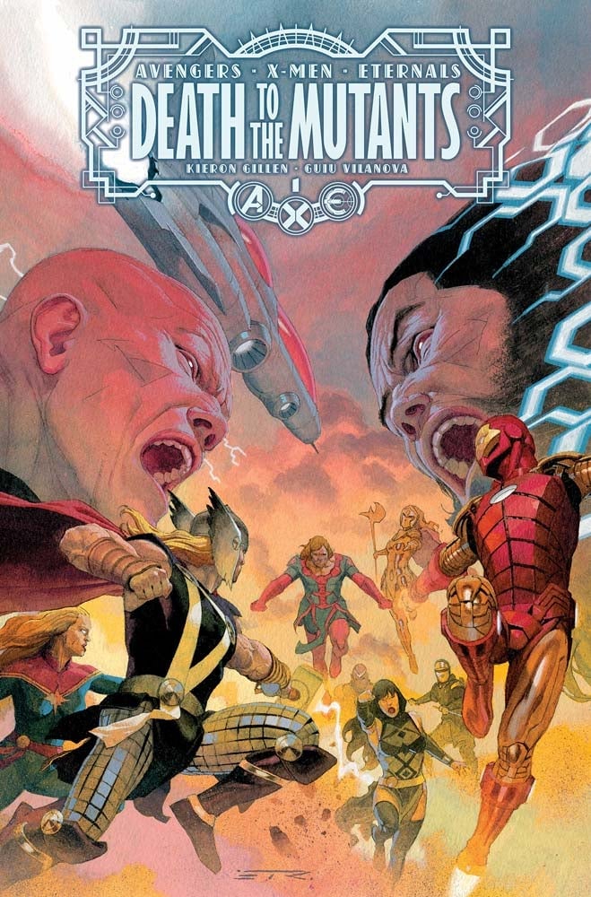 AXE: Death of the Mutants #1 cover by Esad Ribic