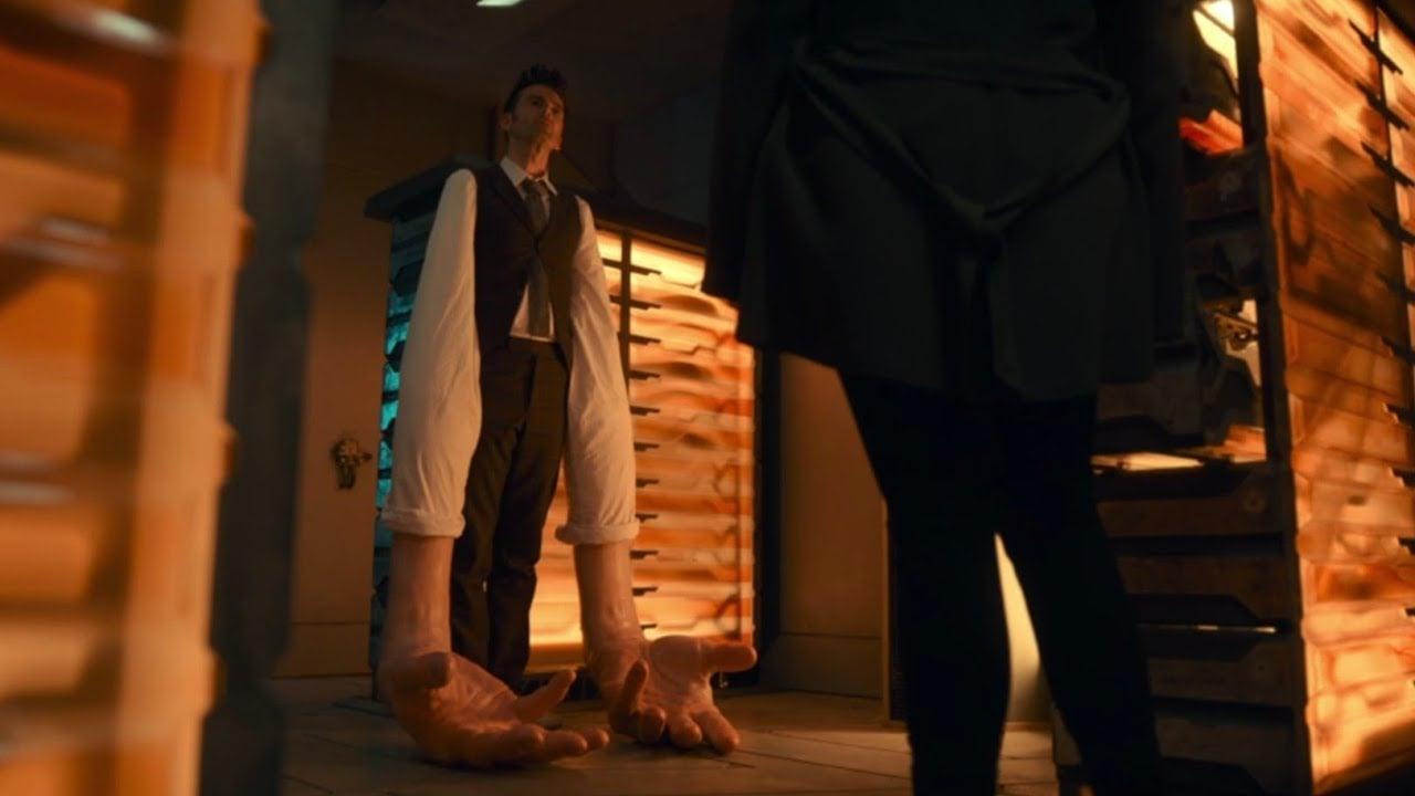 A still from the Doctor Who episode Wild Blue Yonder