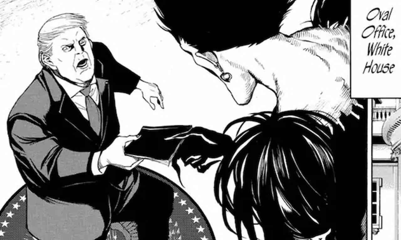 Donald Trump In The Death Note Manga