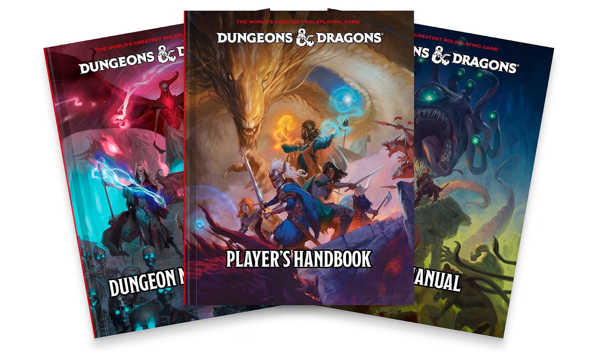 An image of the 2024 Dungeons & Dragons rulebook box set