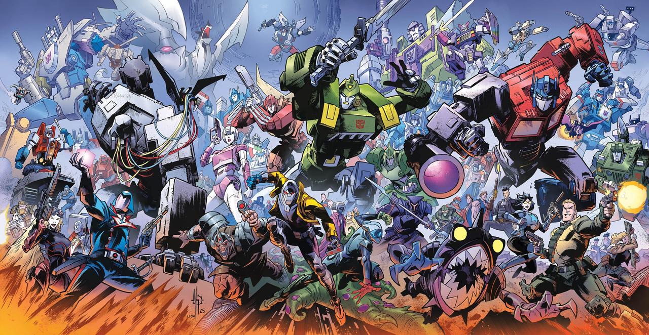 The cover for the Energon Universe second anniversary special