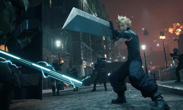 Final Fantasy VII Remake Cloud Fighting