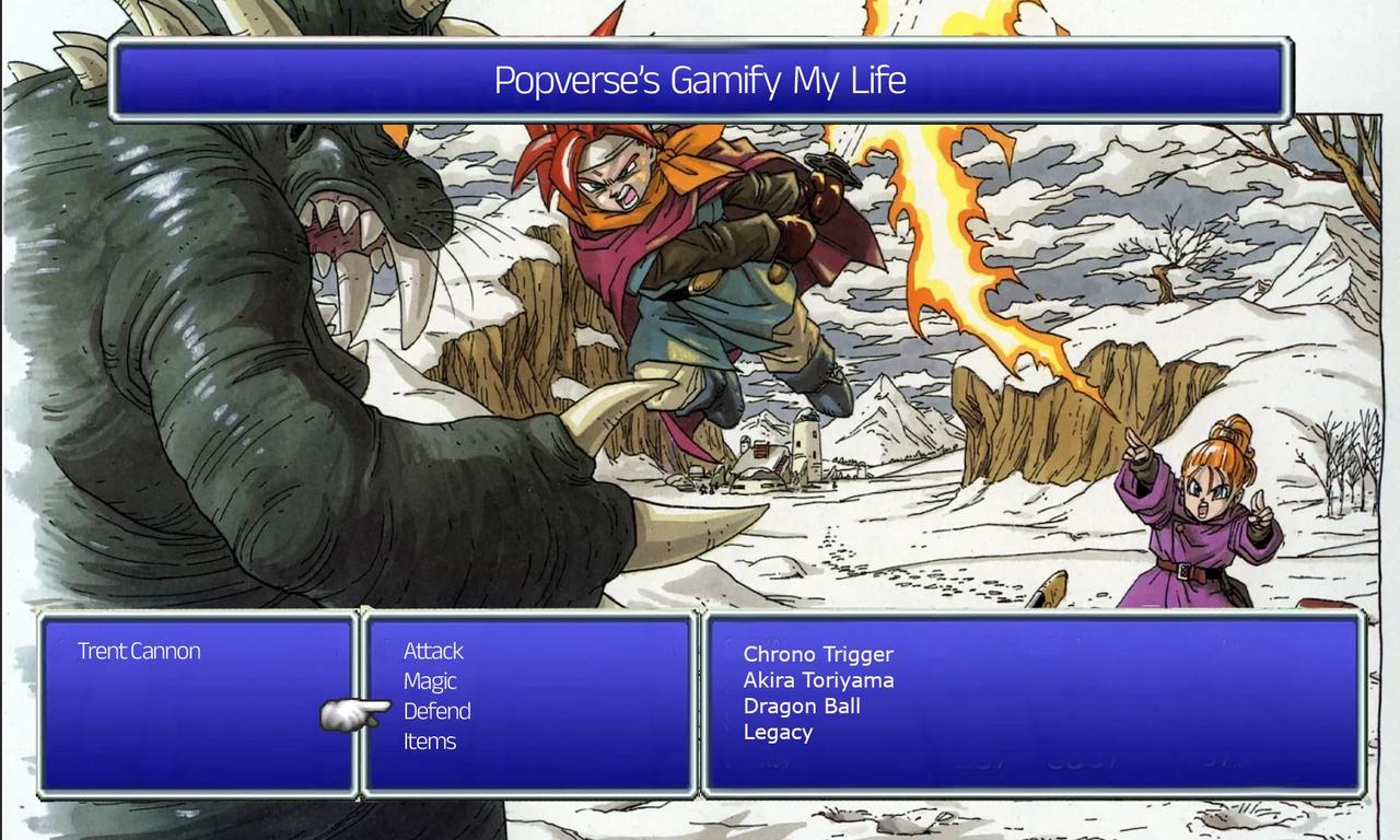 Gamify My Life Chrono Trigger Box Art Header