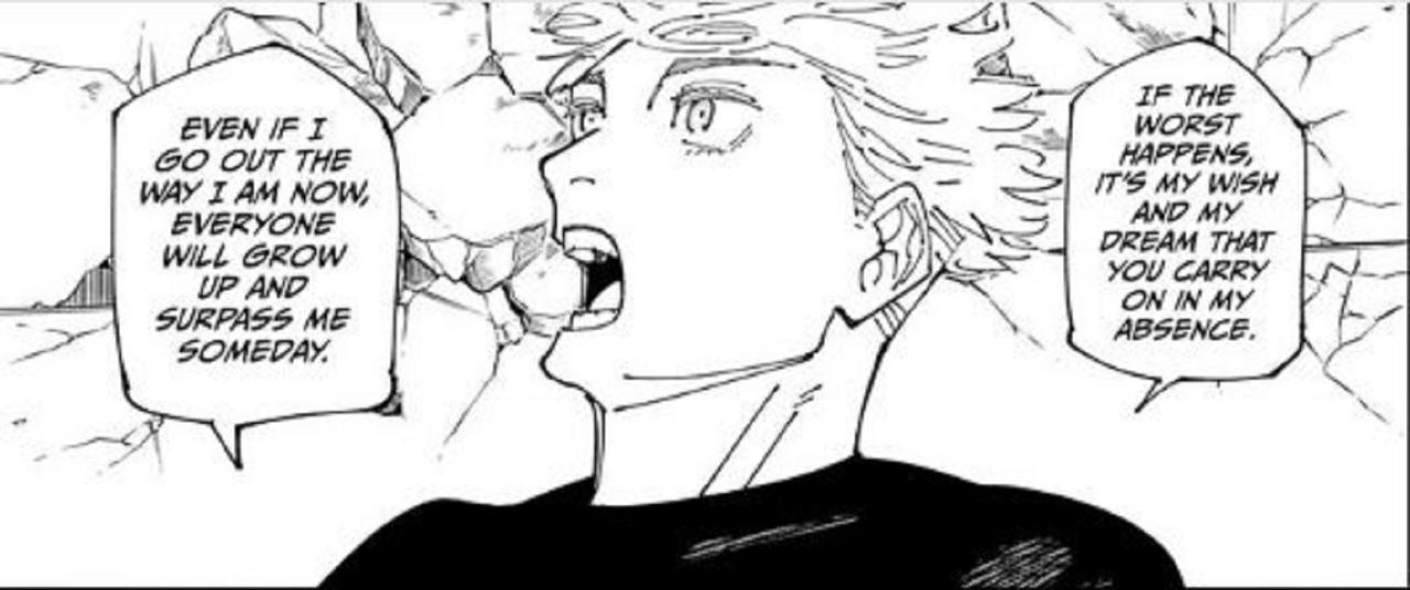 Gojo In The Ending Of Jujutsu Kaisen
