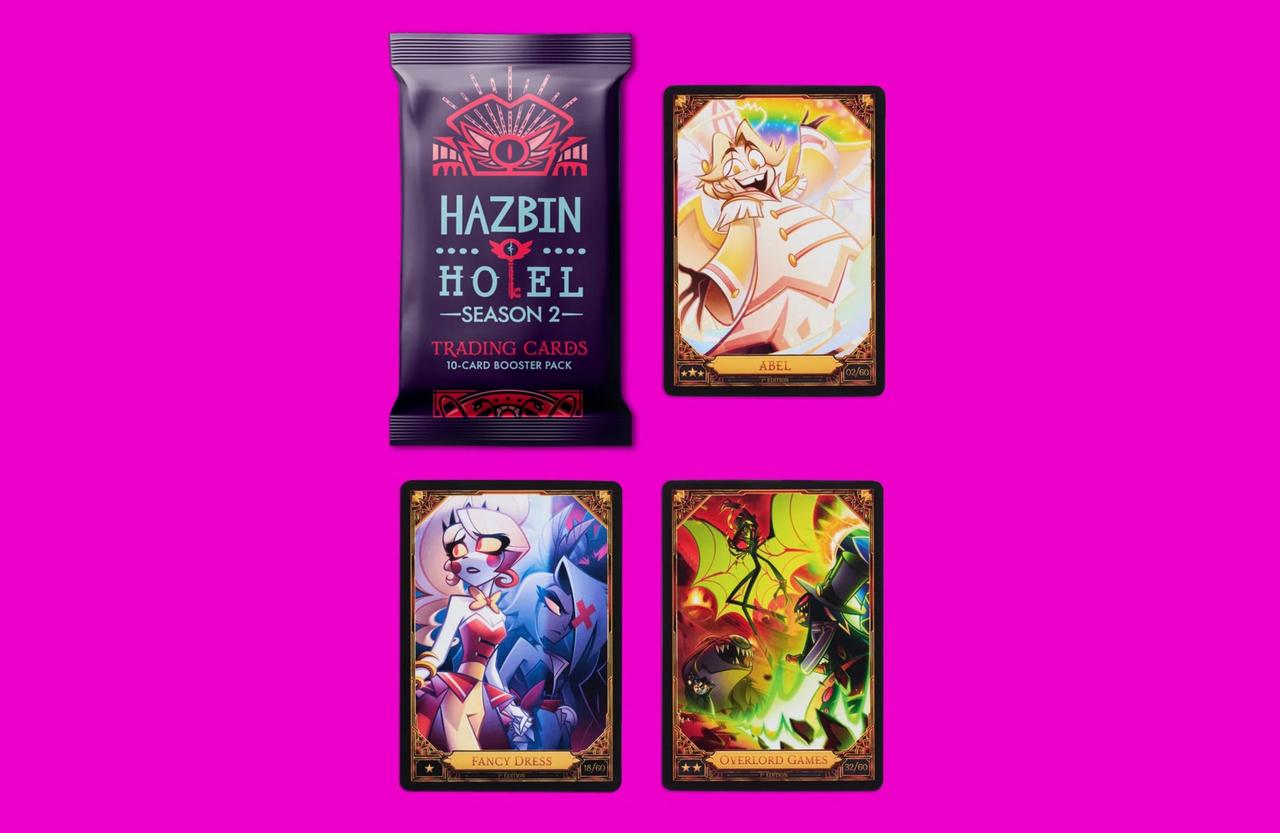 An image of the Hazbin Hotel cards