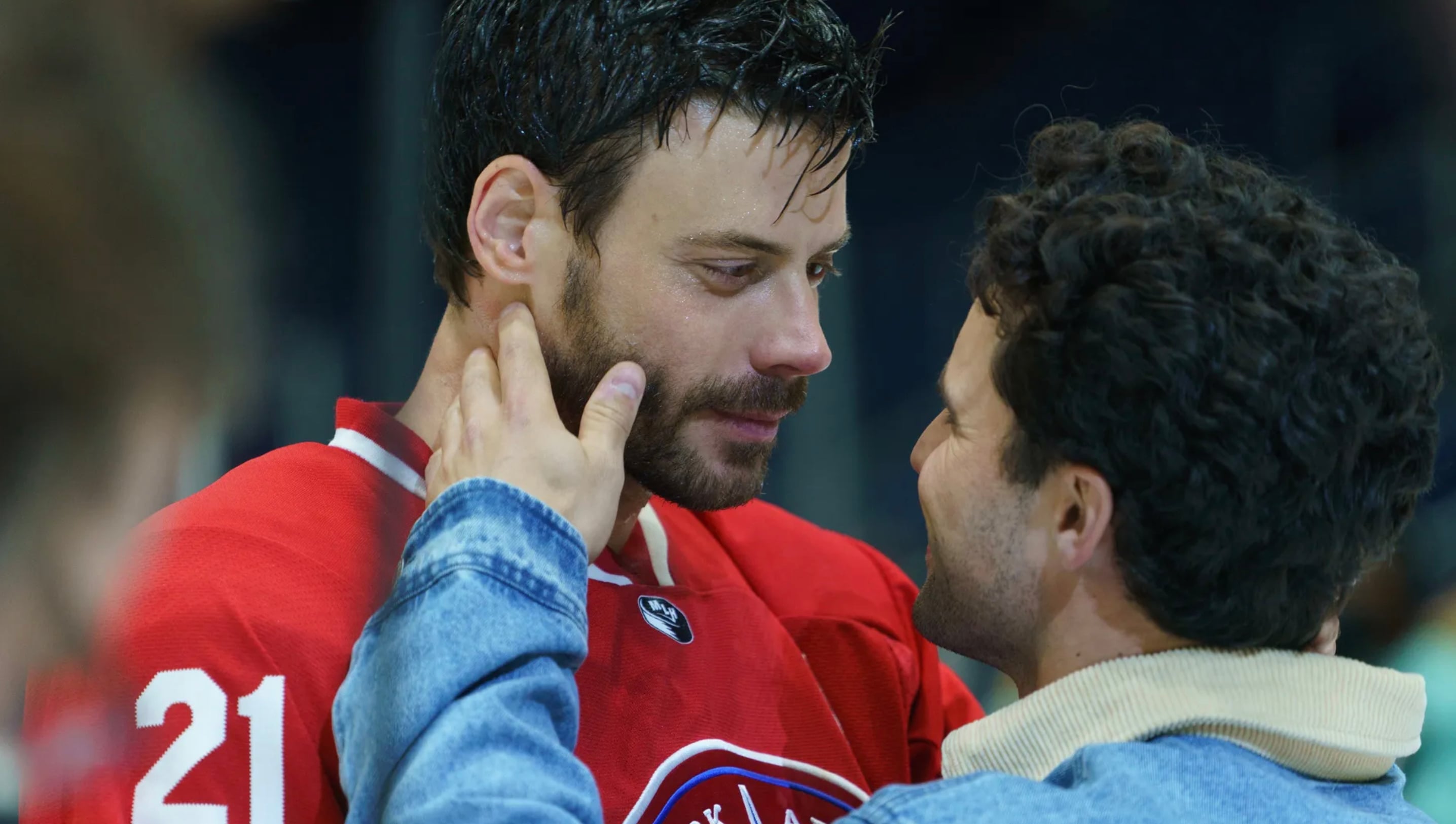 An image of Kip and Scott from Heated Rivalry