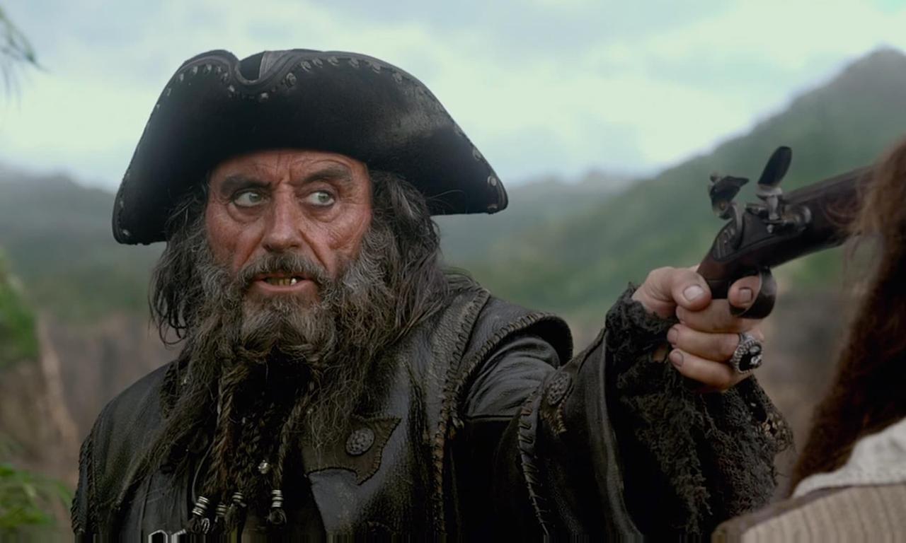 Ian McShane In Pirates Of The Caribbean On Stranger Tides