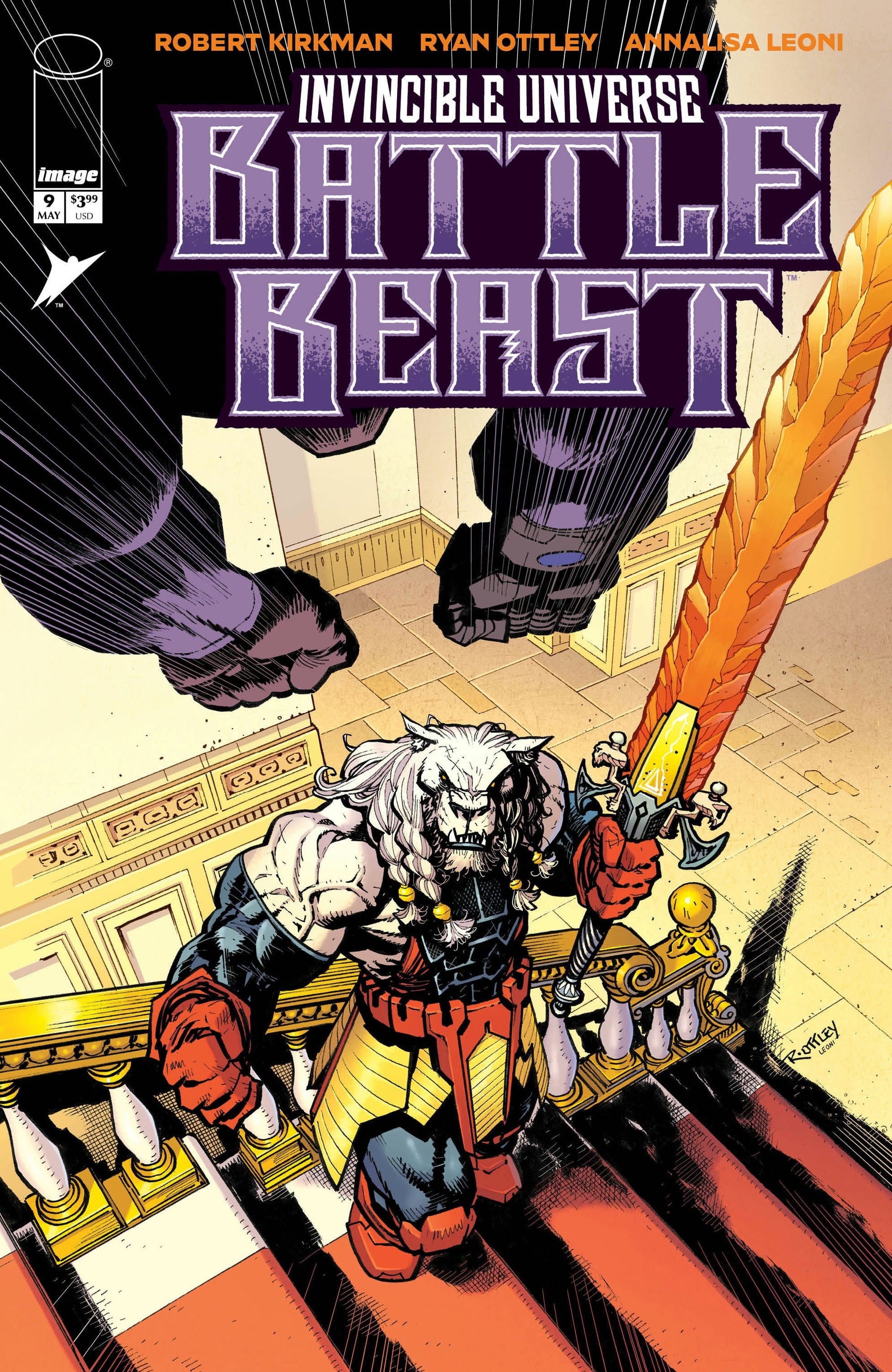 The cover of Invincible Universe: Battle Beast #9