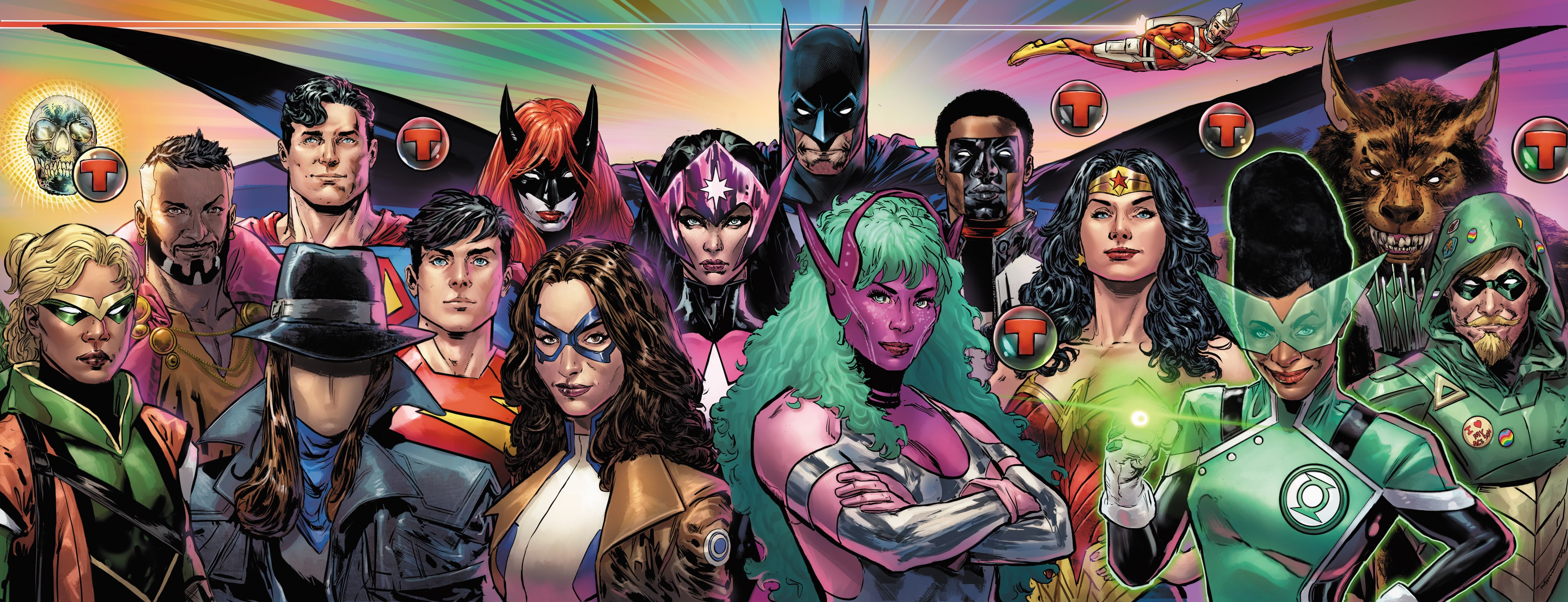 Justice League: Dream Girls #1-4 interconnecting covers