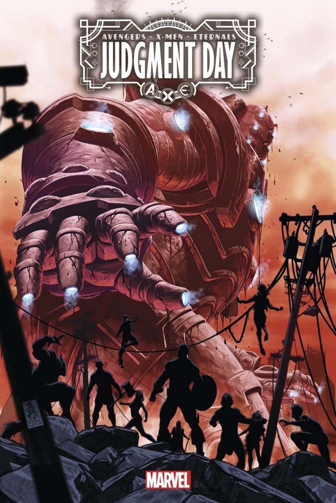 AXE: Judgment Day #2 cover by Mark Brooks