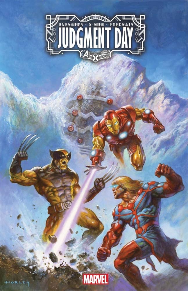 AXE: Judgment Day #3 variant cover by Alex Horley