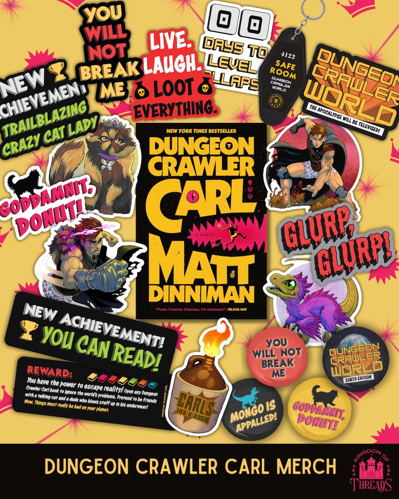 Kingdom Of Threads Dungeon Crawler Carl merch