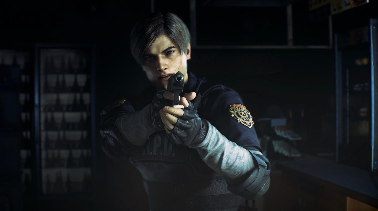An image of Leon Kennedy from Resident Evil 2 Remake