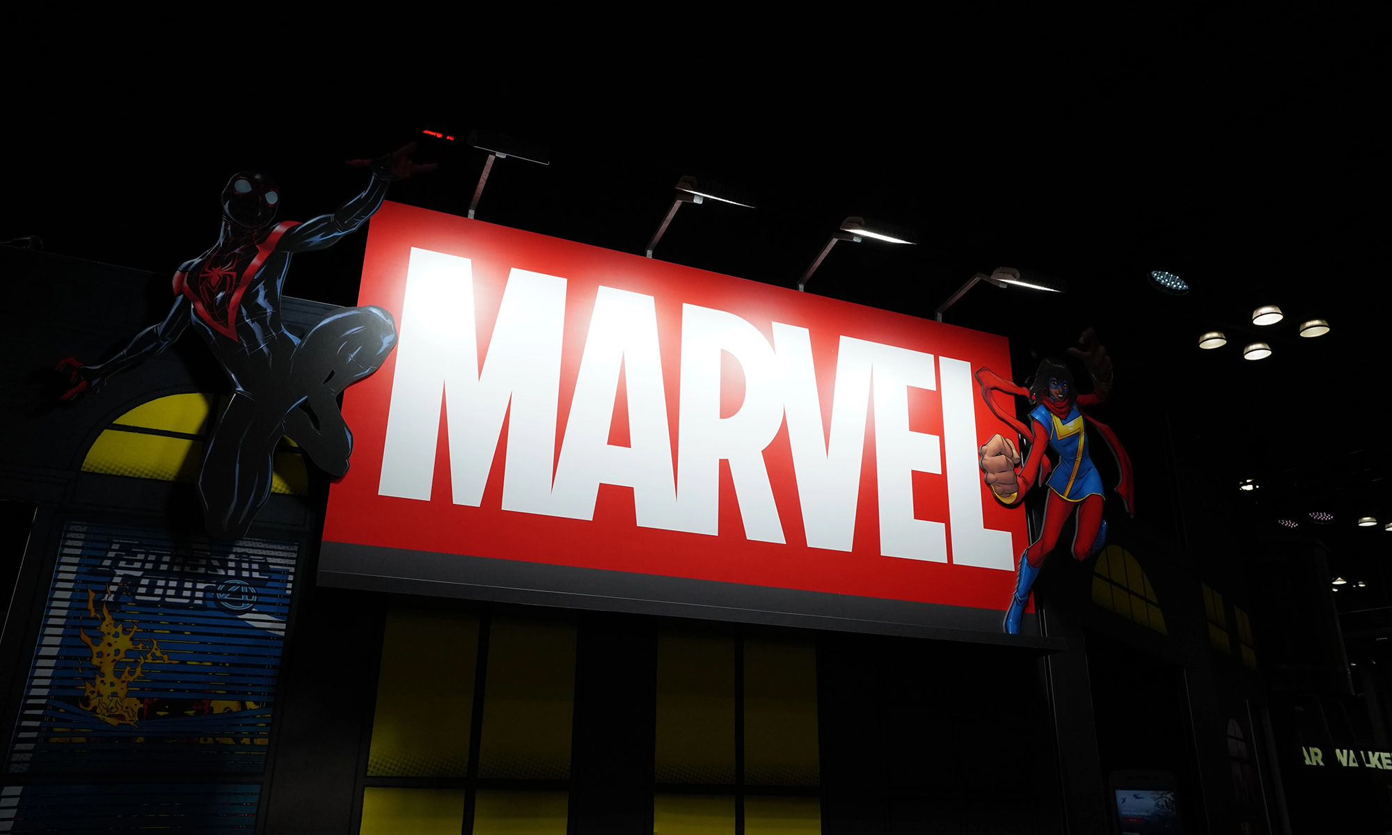 Marvel Comics booth