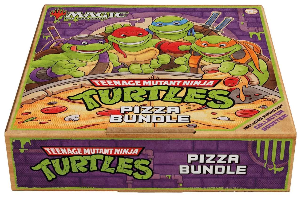 The Teenage Mutant Ninja Turtles x Magic: The Gathering pizza bundle