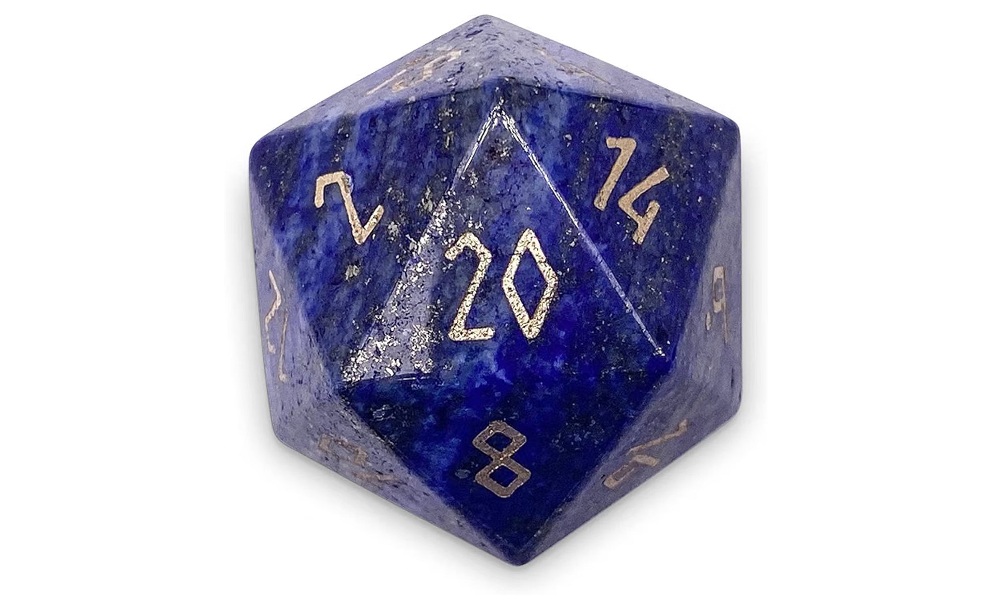 An image of a D20 die from Norse Foundry