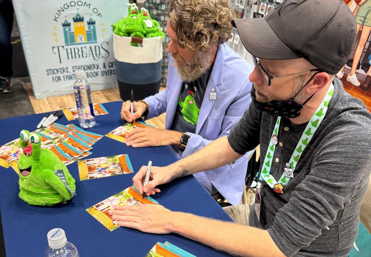 NYCC 24 TJ Klune And Danny Signing