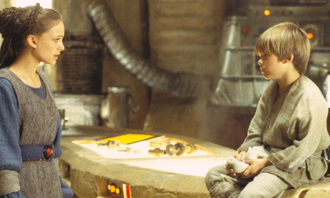 Padme And Anakin In Phantom Menace Star Wars