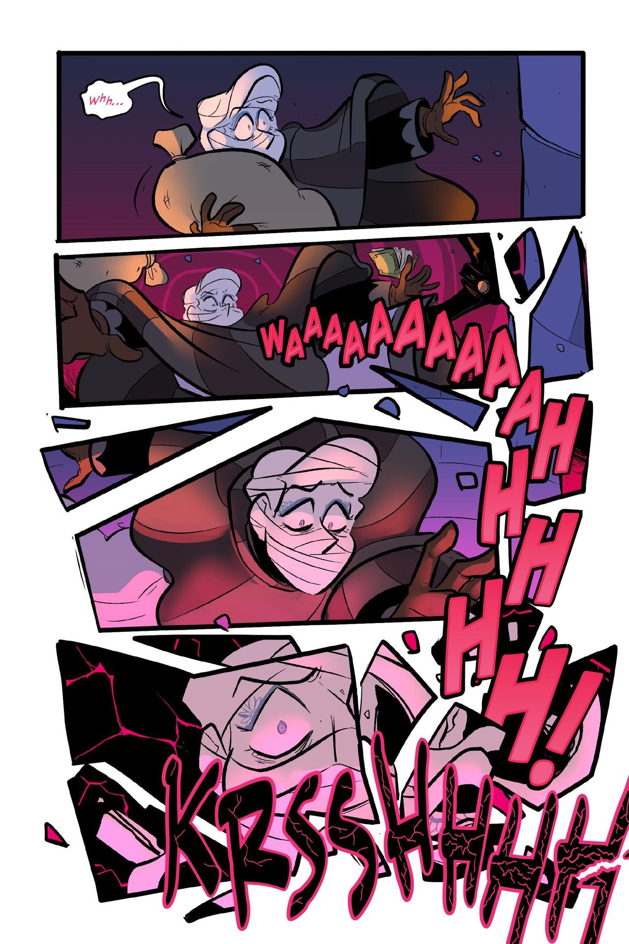 Internal comics page from The Pirate and the Porcelain Girl