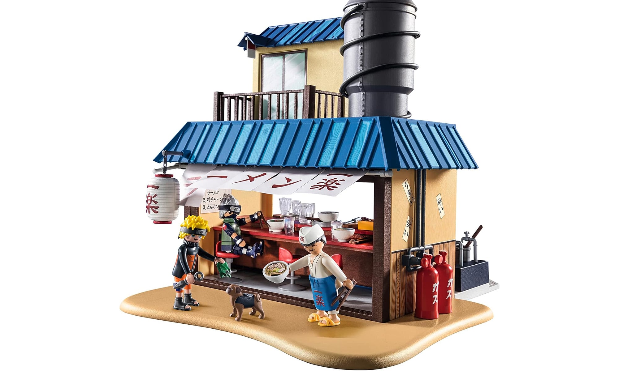 An image of the Playmobil Naruto Ramen Shop set