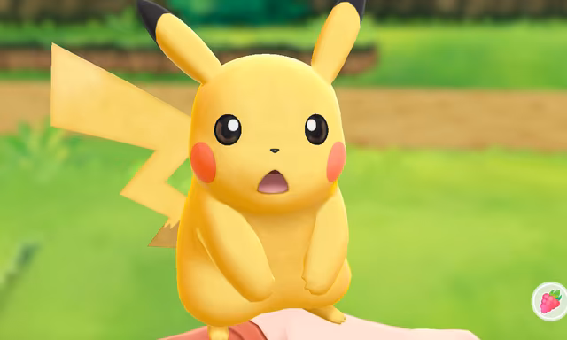 Pokemon Let's Go Shocked Pikachu Face