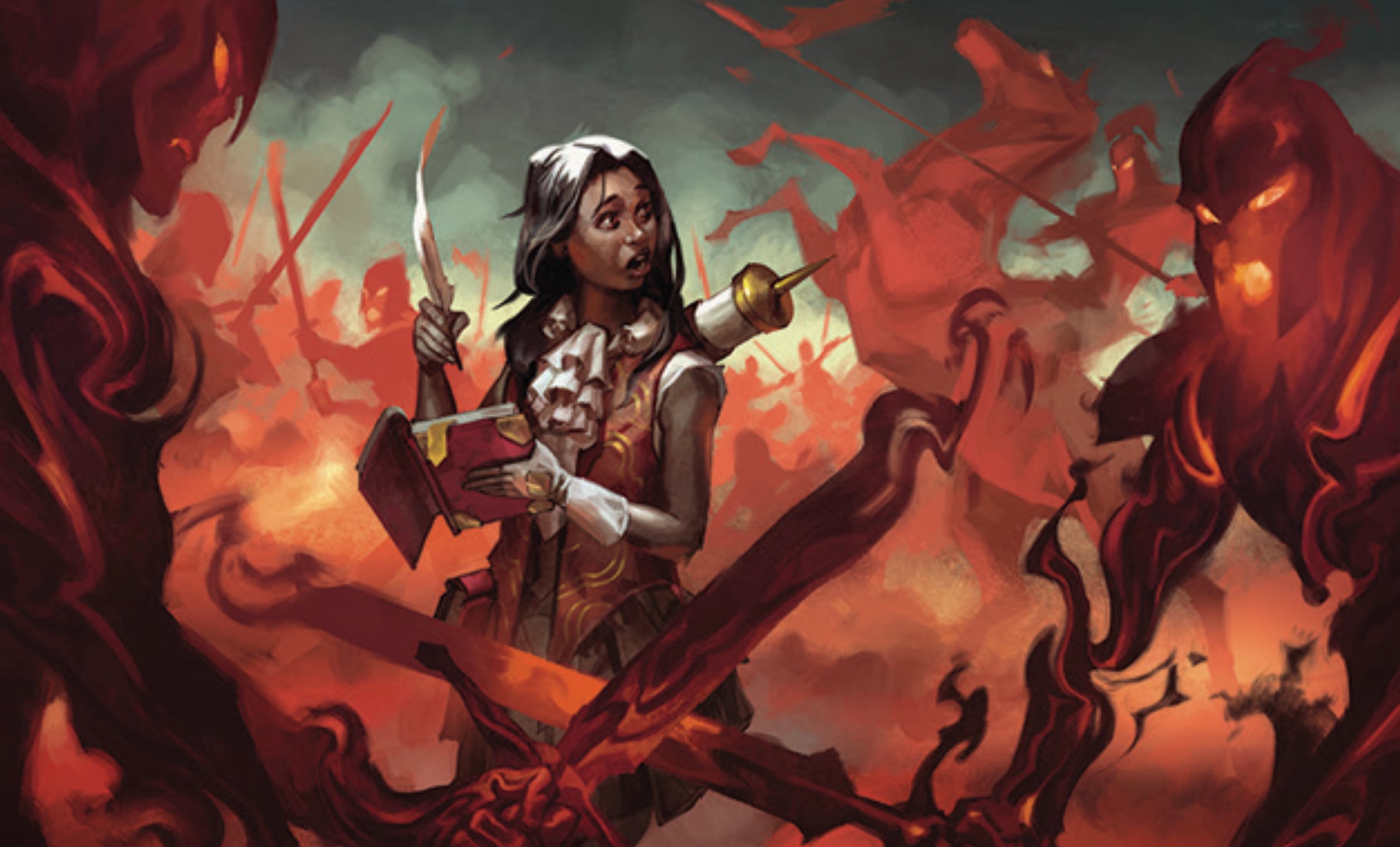 The art for the Primary Research card from Magic: The Gathering
