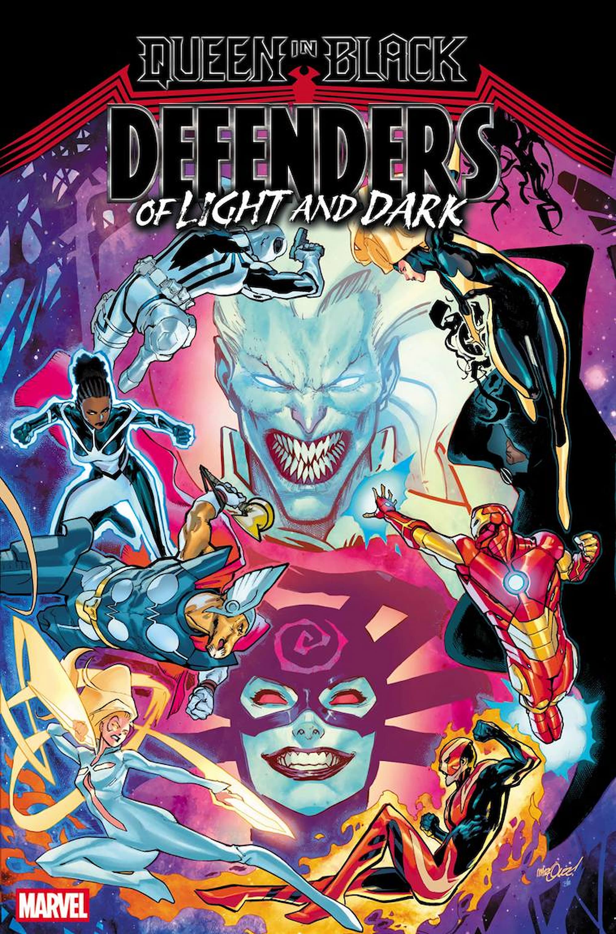 Queen In Black Defenders Of Light And Dark Cover