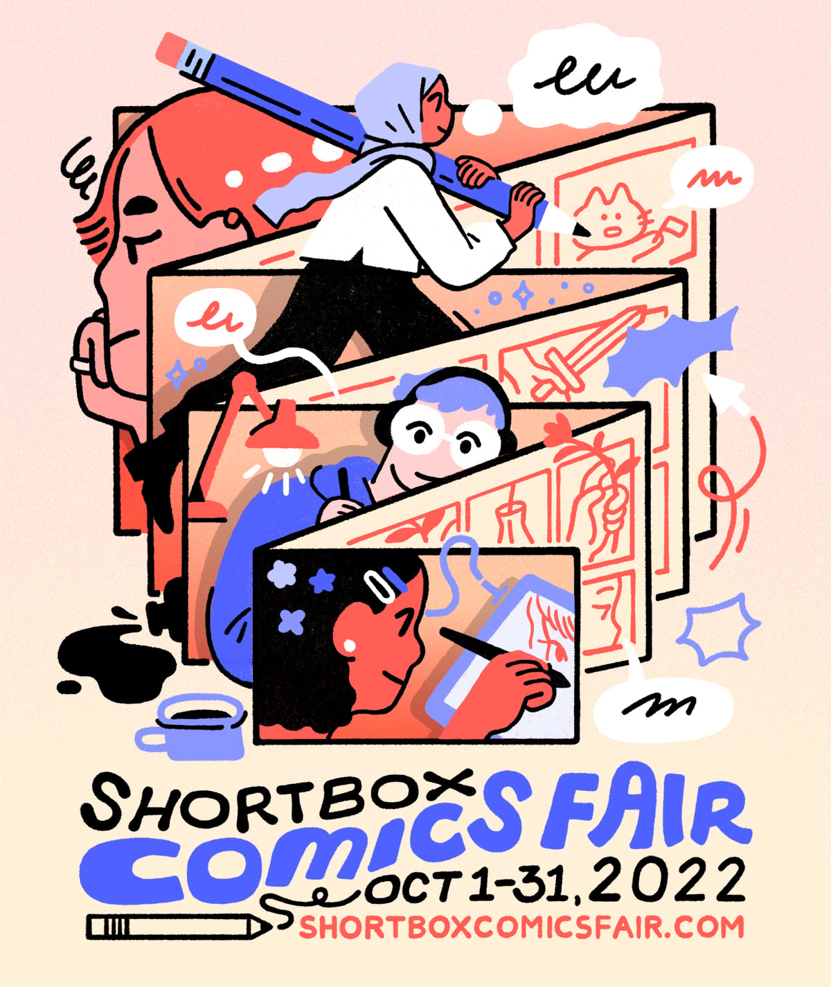 ShortBox Comics Fair 2022 poster