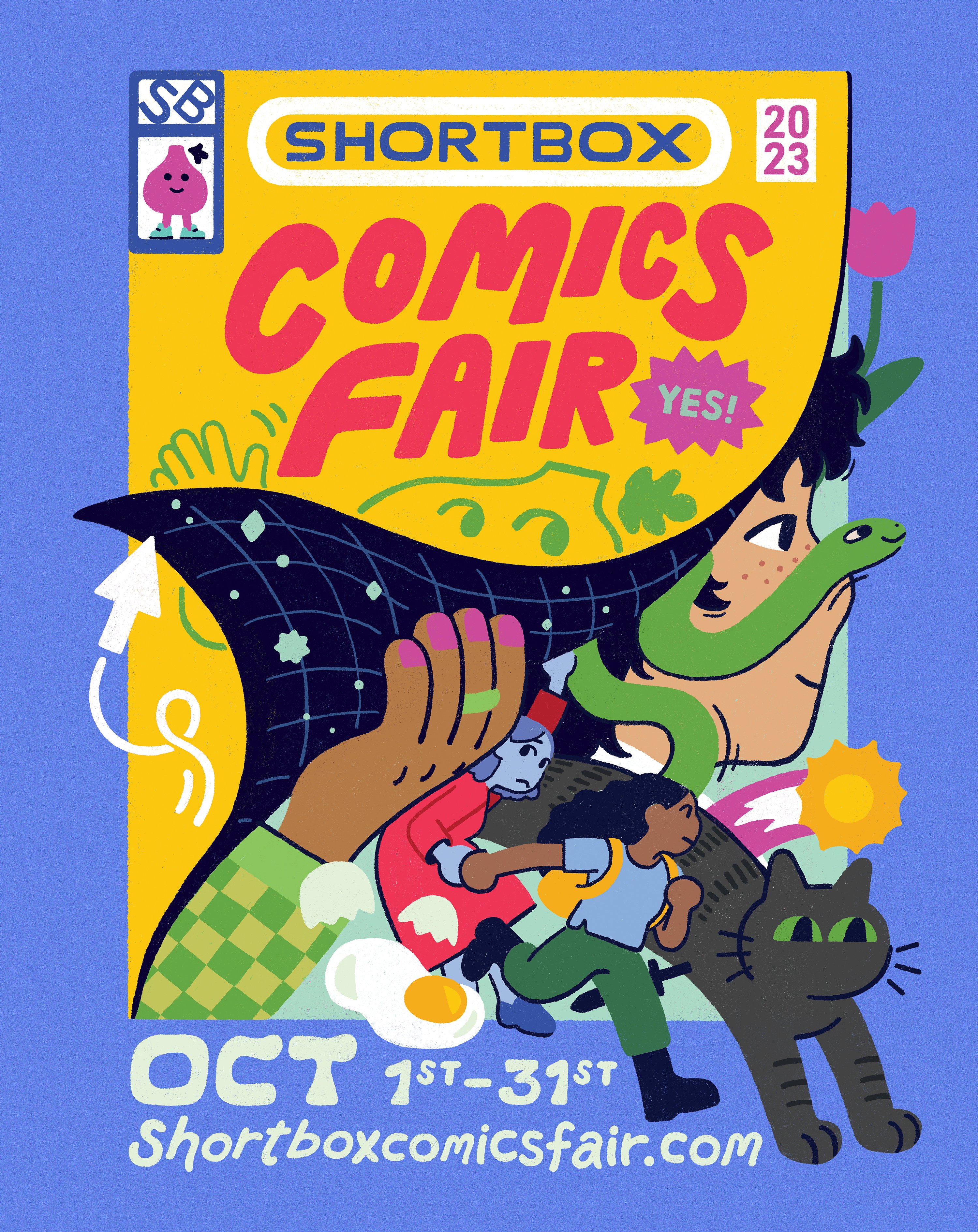 ShortBox Comics Fair 2023 poster