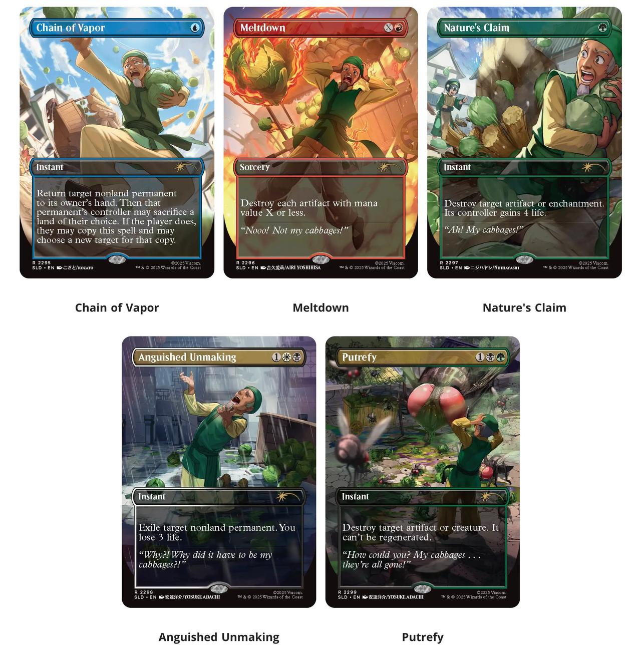 Secret Lair x Avatar: The Last Airbender Cabbage Man