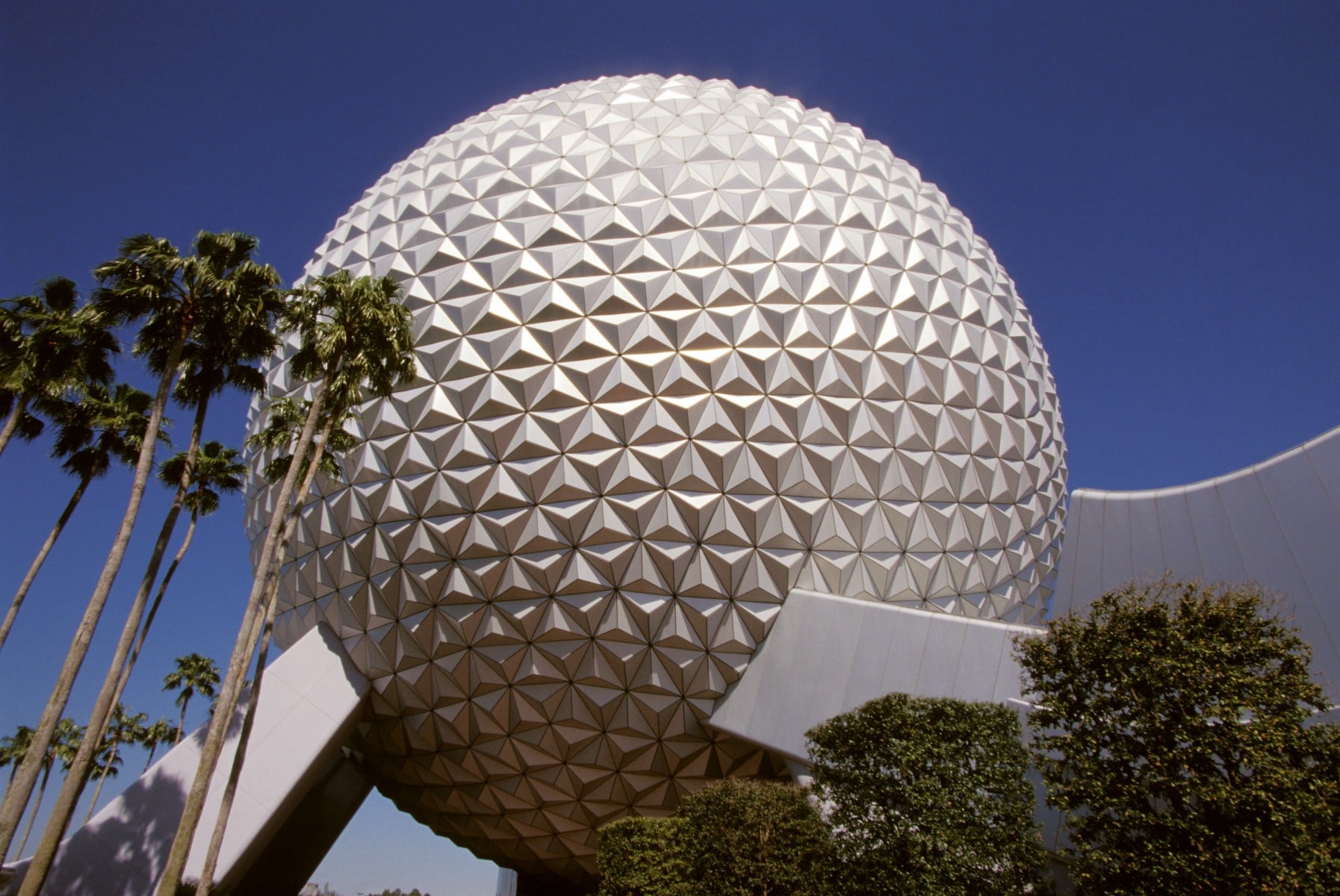 An image of Spaceship Earth at Epcot