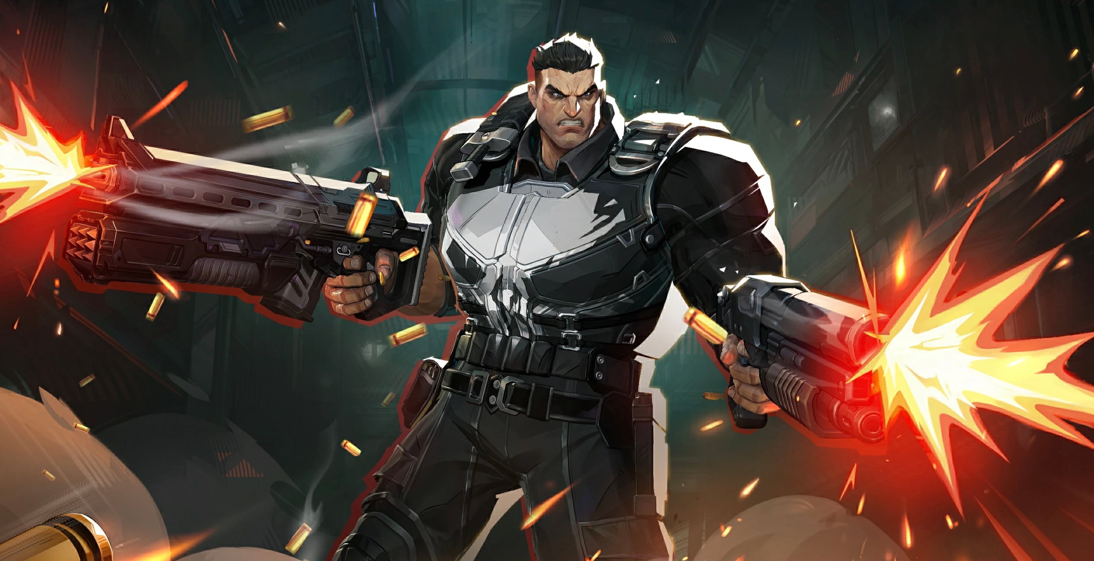 An image of The Punisher's MVP animation in Marvel Rivals