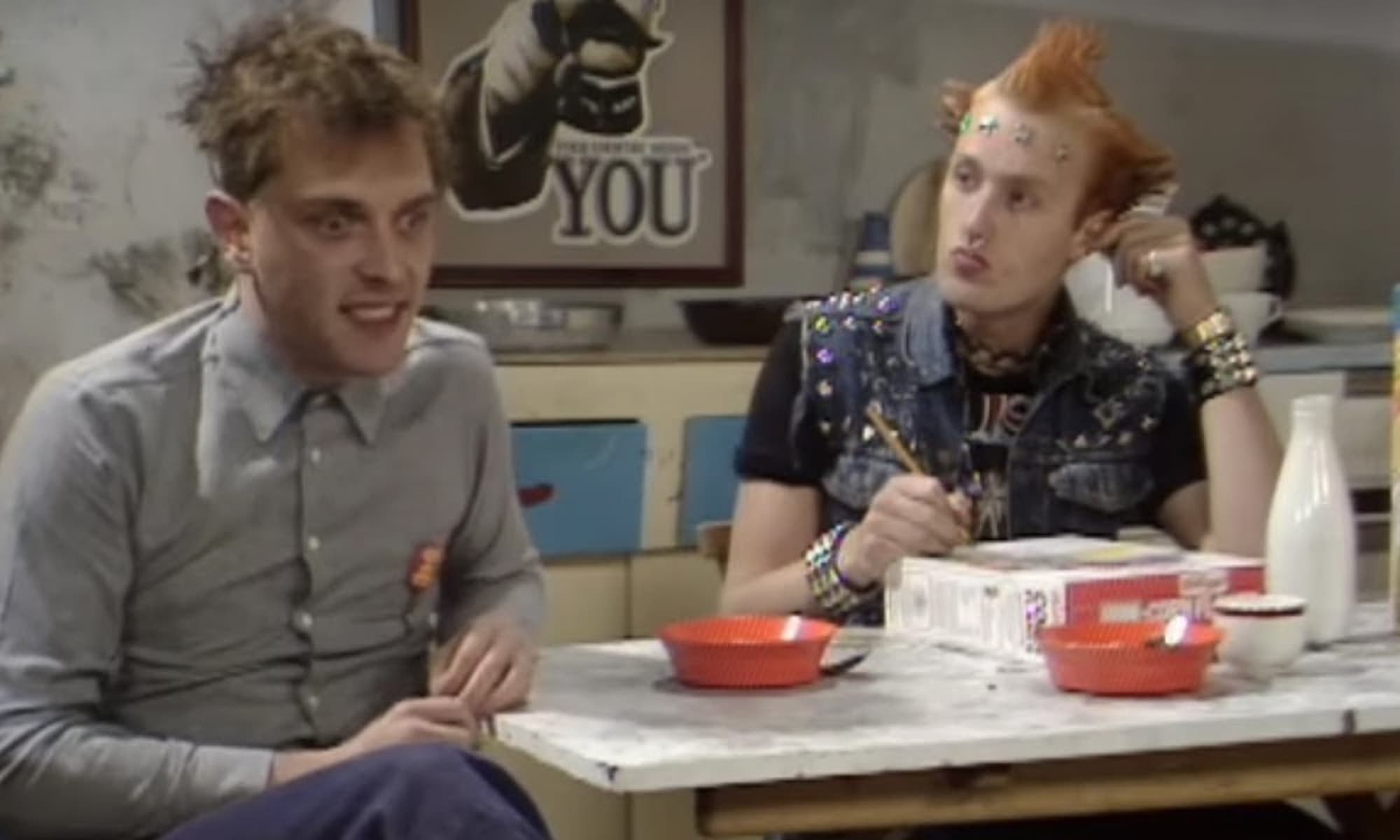 The Young Ones Breakfast Table