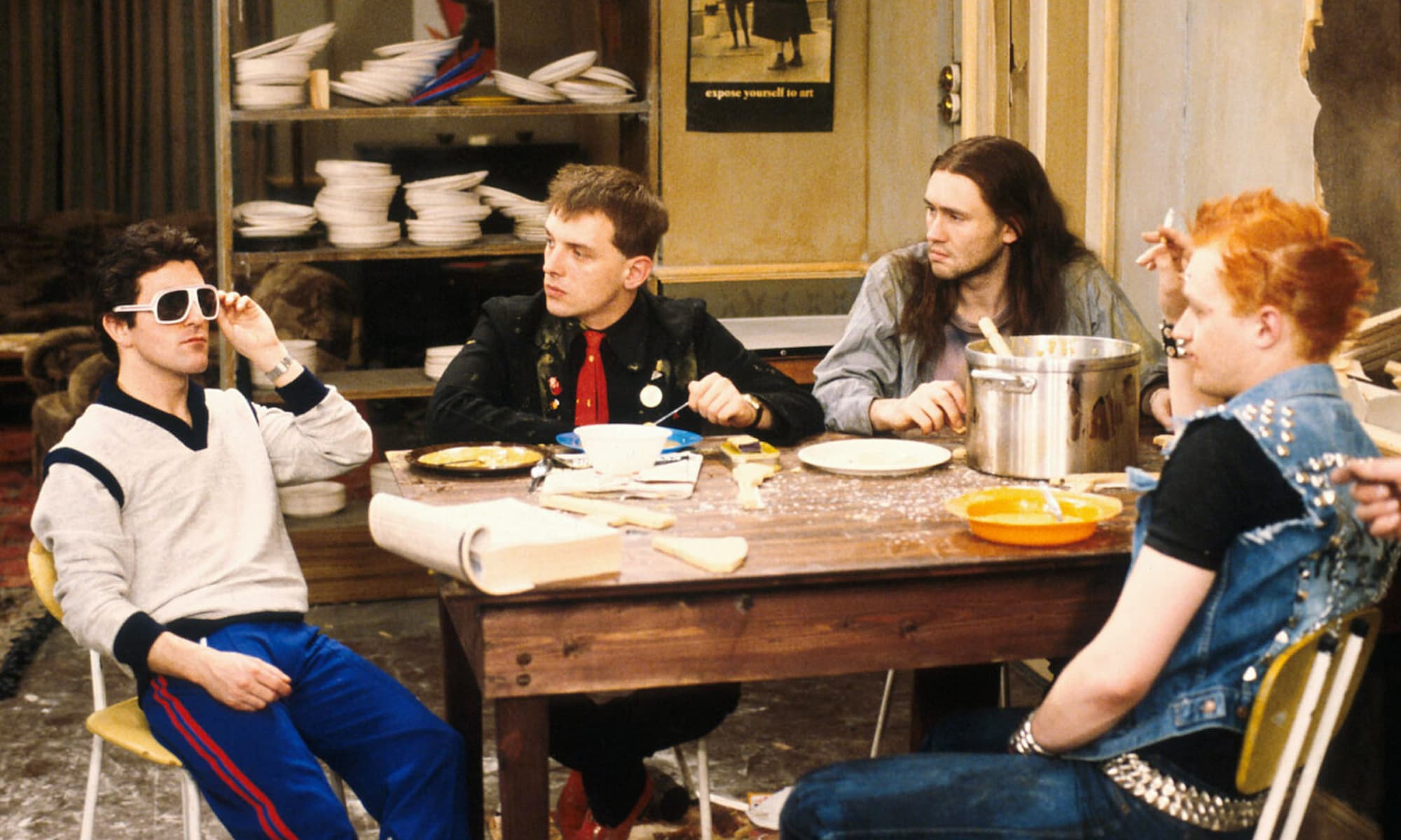 The Young Ones Gross Dinner Table