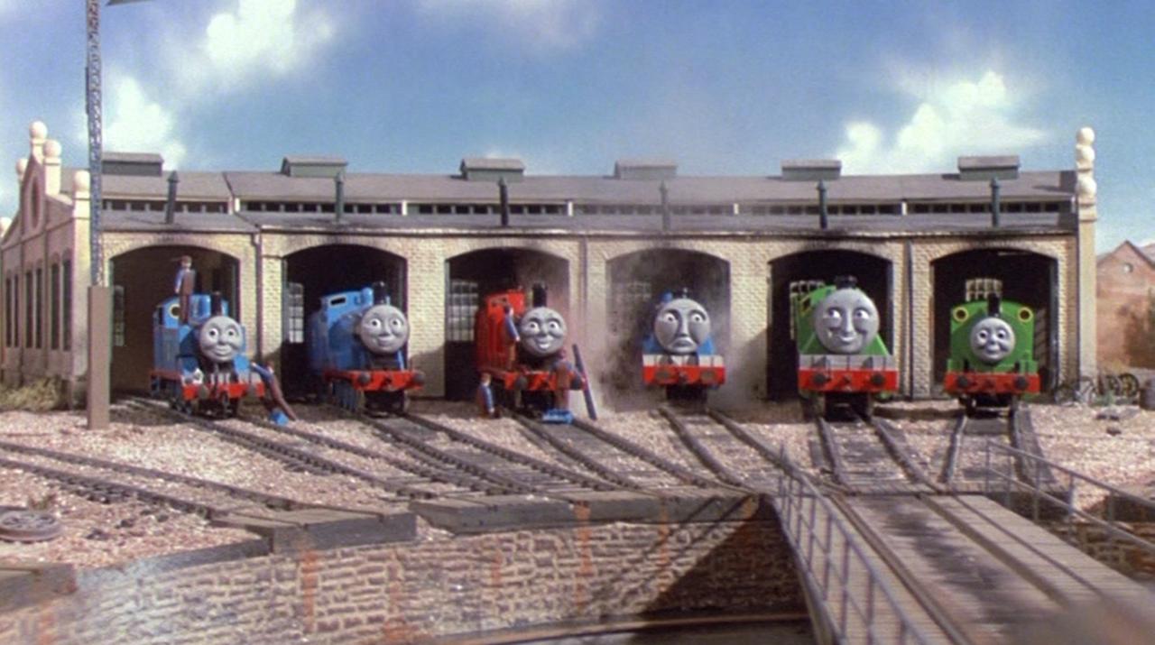A still featuring Tidmouth Sheds in Thomas and Friends
