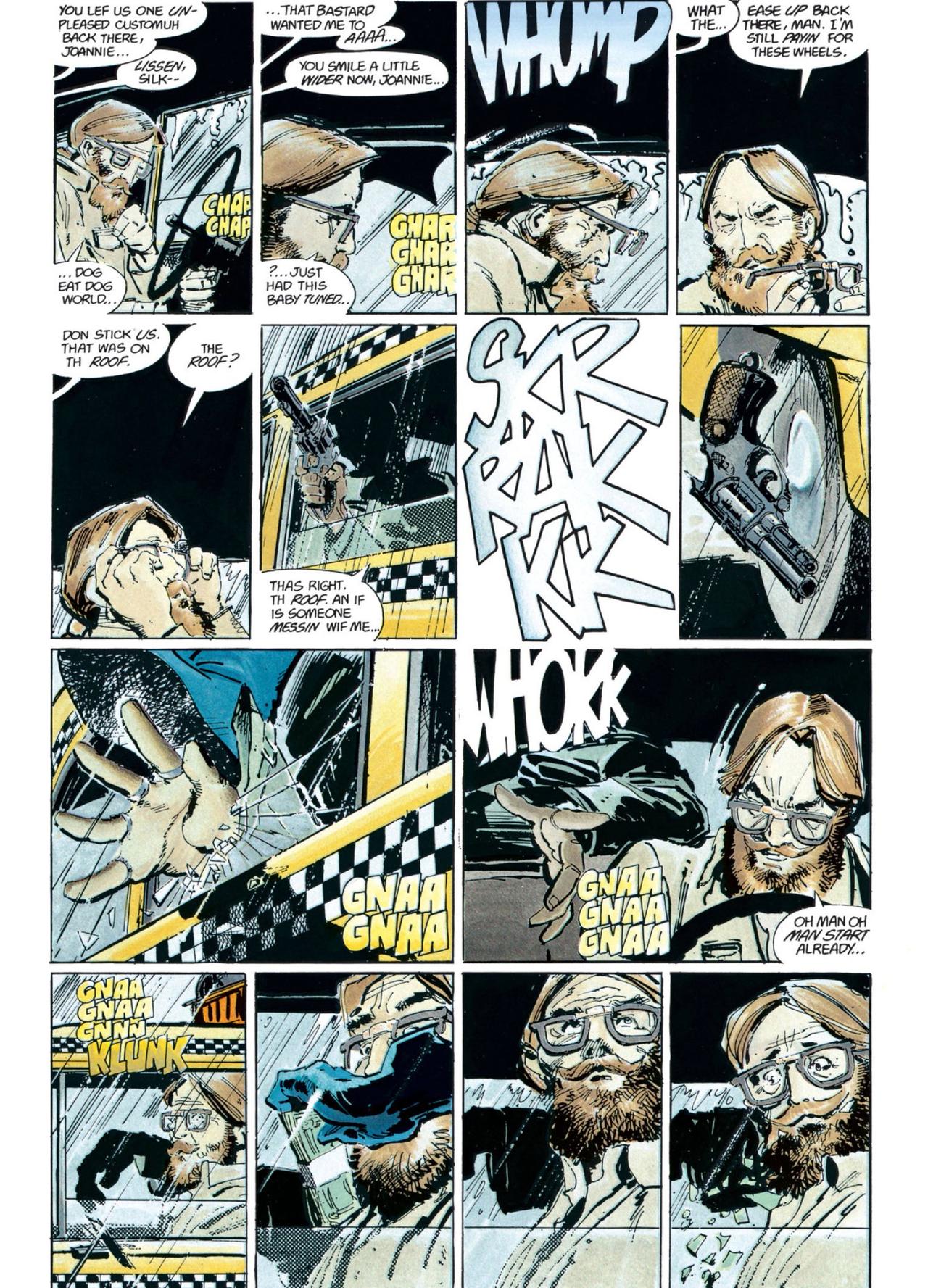 A page from Batman: The Dark Knight Returns