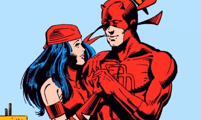 Elektra and Daredevil on the cover of What If...? #35