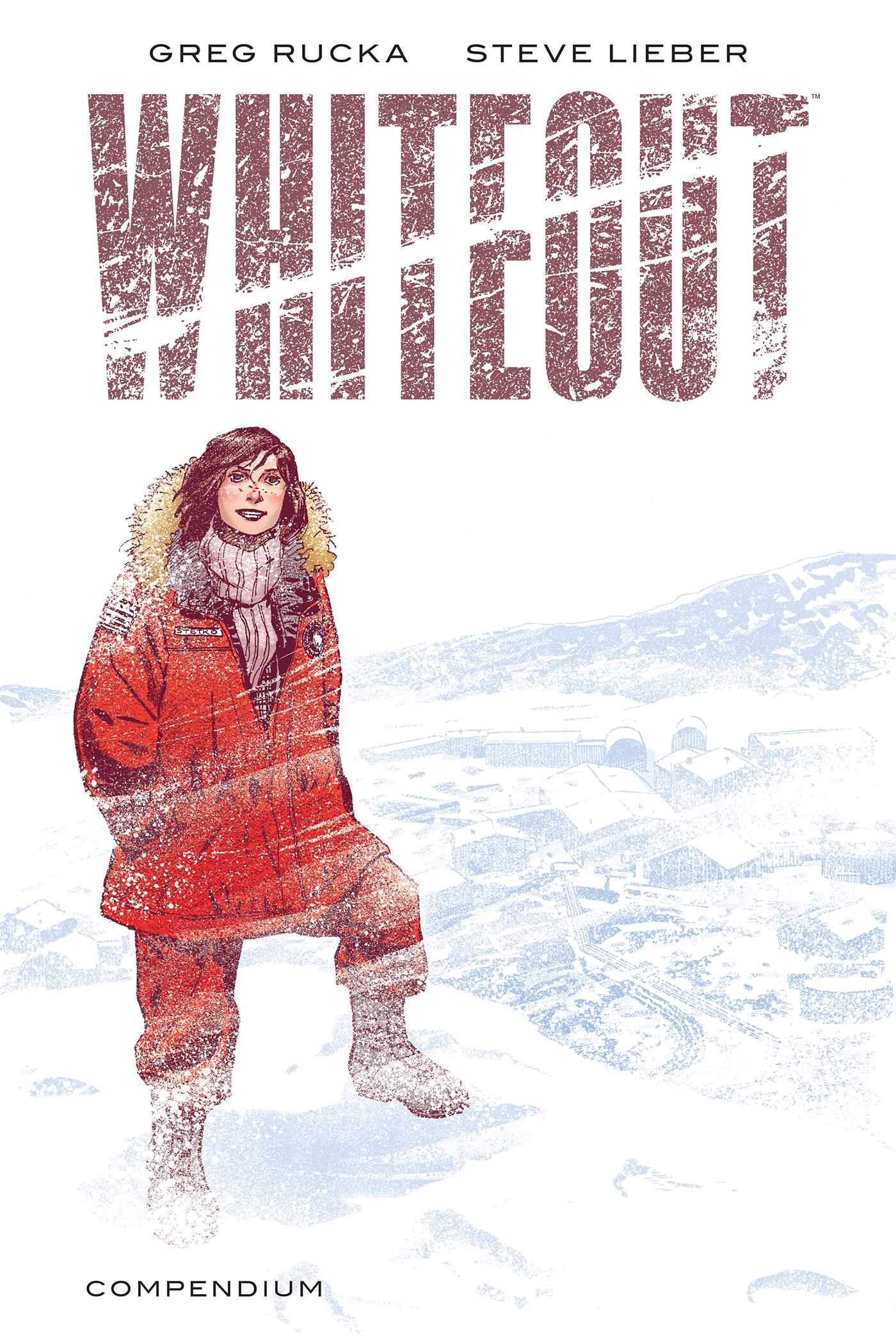 Cover of Whiteout featuring a woman in a parka in the snow