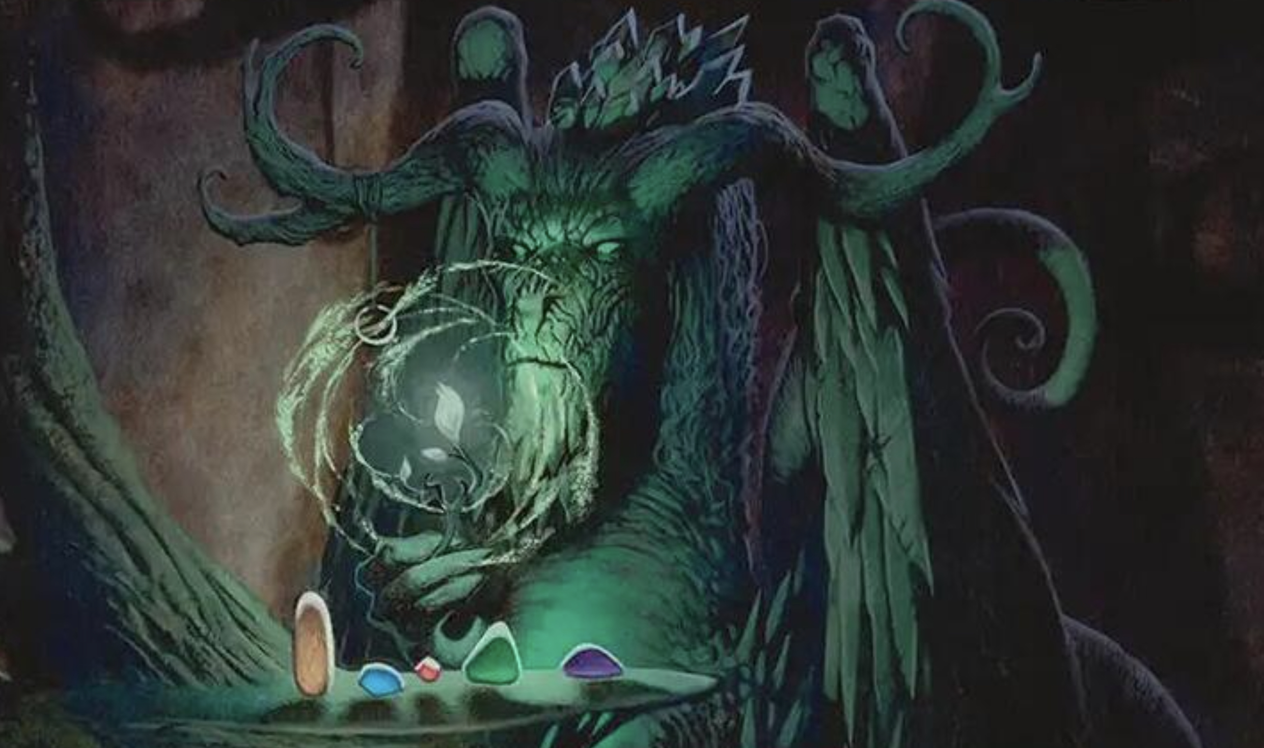 The art for Witherbloom, the Balancer (Borderless) from Magic: The Gathering