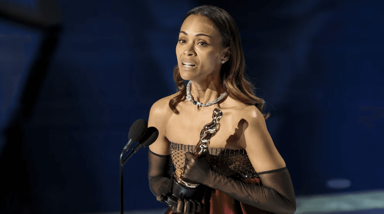 Zoe Saldaña Oscars winner 2025 Emilia Pérez Best Supporting Actress