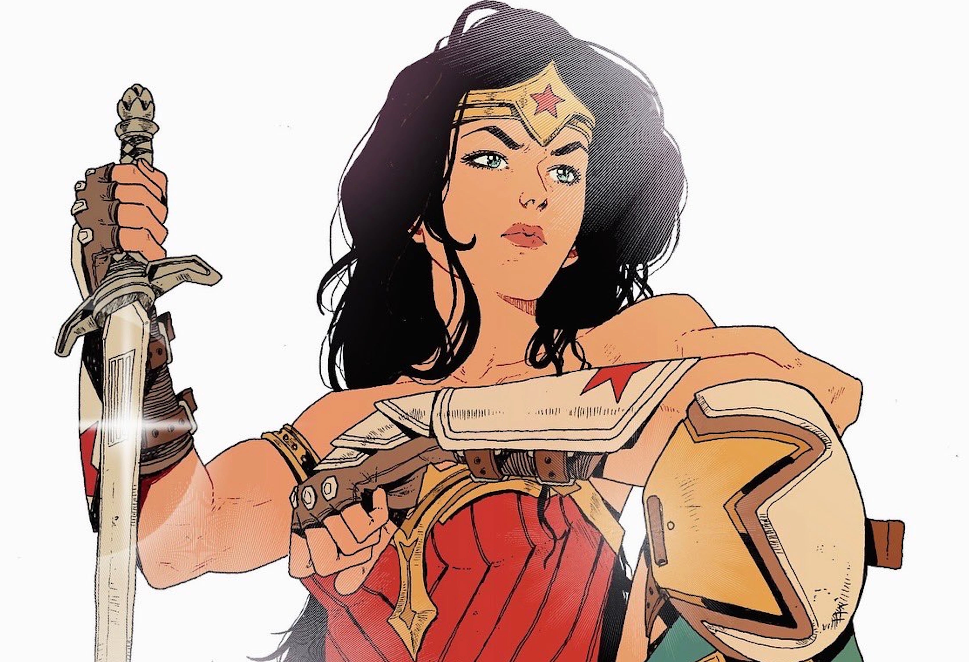 Wonder Woman art by Zoe Thorogood